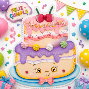 Pastel en foami - 2D