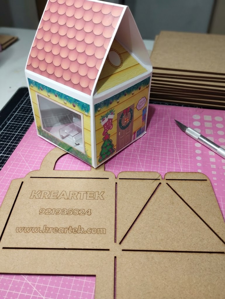 Regleta Caja Casa Navidad