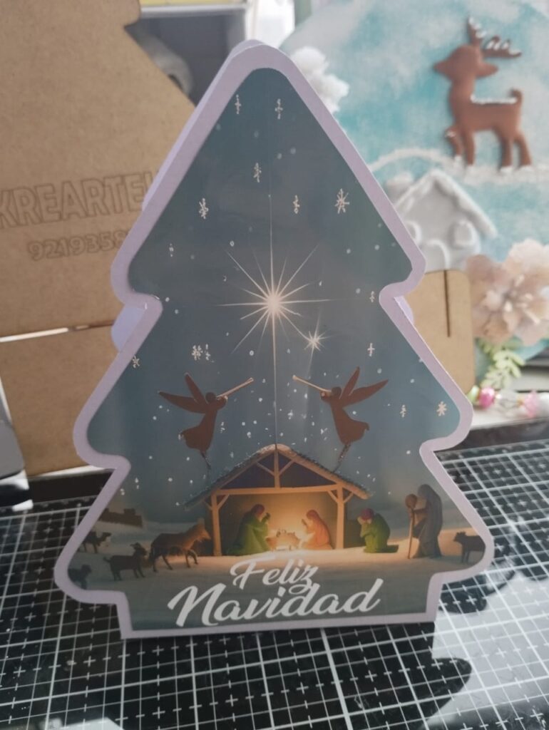 Regleta - Caja árbol navidad