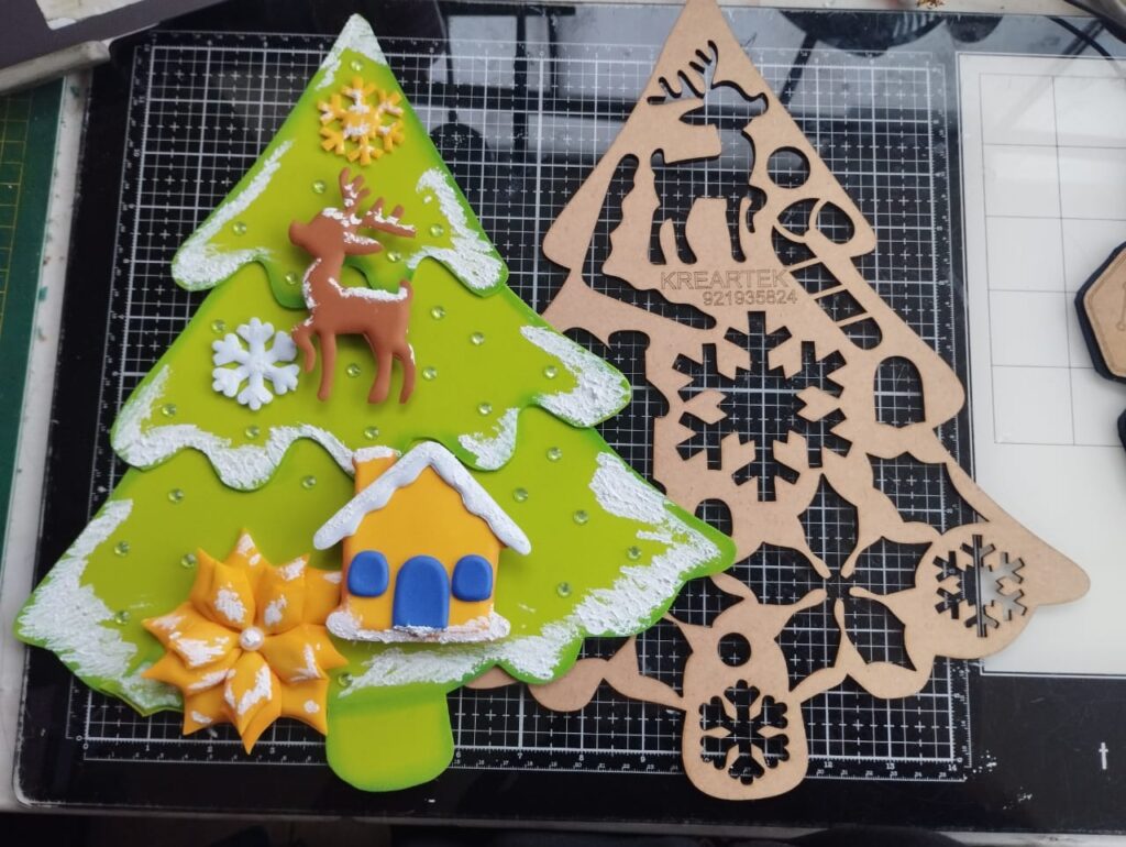 Regleta - Arbol Navidad con elementos
